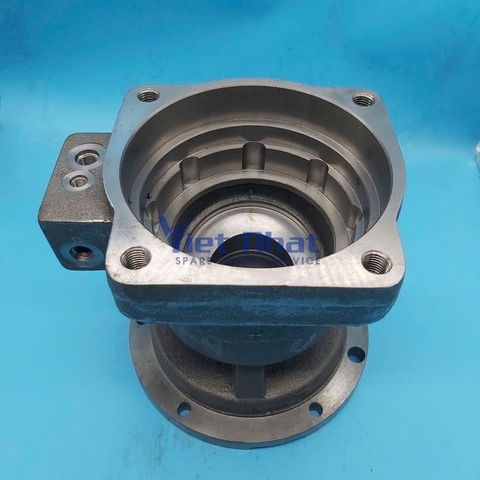 Vỏ mô tơ quay toa máy xúc Hitachi ZX120 ZX135 ZX140, chi tiết lòng vỏ và cổng bắt bulong, sản phẩm mới 100%.