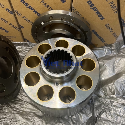 Xylanh bơm HPV210 Komatsu PC450-10 PC490-10 chuẩn OEM, lỗ piston gia công chính xác