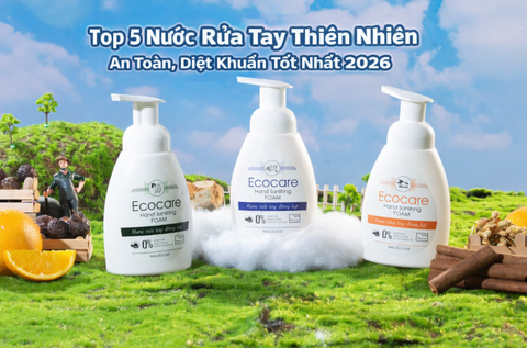 Top 5 Nước Rửa Tay Thiên Nhiên An Toàn, Diệt Khuẩn Tốt Nhất 2026
