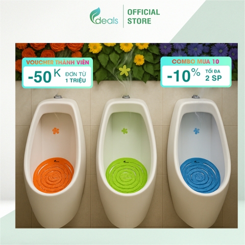 [TIẾT KIỆM NHẤT] Tấm lót khử mùi bồn tiểu Mini Wave ECODEALS
