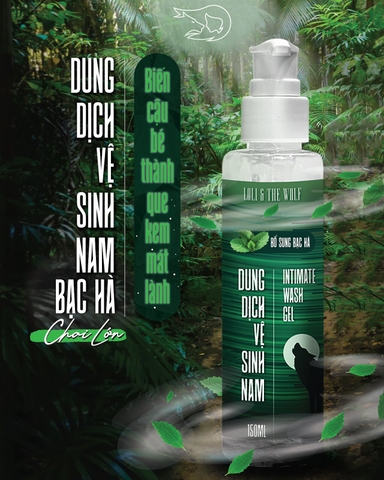 Dung dịch vệ sinh nam Loli & The Wolf 150ml