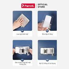 Móc treo cây lau nhà dán tường 2 trong 1 – Parroti Keeper KP03