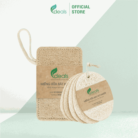 Xơ Mướp Rửa Chén Bát, Xoong Nồi ECODEALS