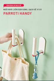Móc treo đồ dán tường, treo vật dụng nhà bếp, khăn giấy – Parroti Handy HD11