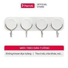 Móc treo dán tường thanh 4 trong 1, treo ô, chìa khóa, đồ dùng nhà bếp – Parroti Handy HD41