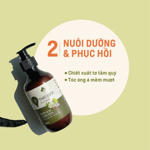 Dầu gội Dầu xả Thảo Dược True Organic Ecocare chăm sóc tóc chuyên sâu
