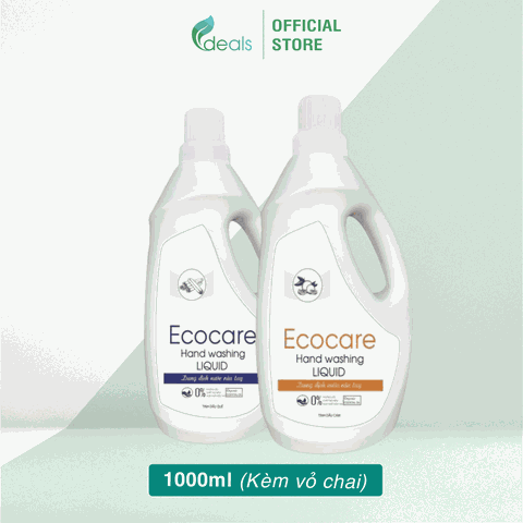 Nước Rửa Tay Bồ Hòn Hữu Cơ ECOCARE 1 lít