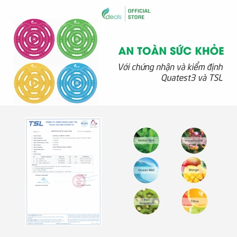 [TIẾT KIỆM NHẤT] Tấm lót khử mùi bồn tiểu Mini Wave ECODEALS