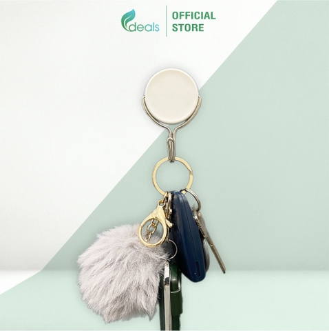 Móc treo dán tường đa năng, bộ 2 chiếc, treo chìa khóa, đồ dùng nhà bếp, vật dụng nhà tắm – Parroti Handy HD02