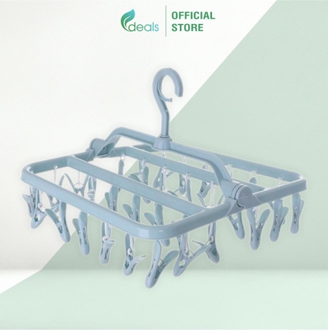 Móc Chùm Nhựa 32 Kẹp Phơi Đồ Cho Bé