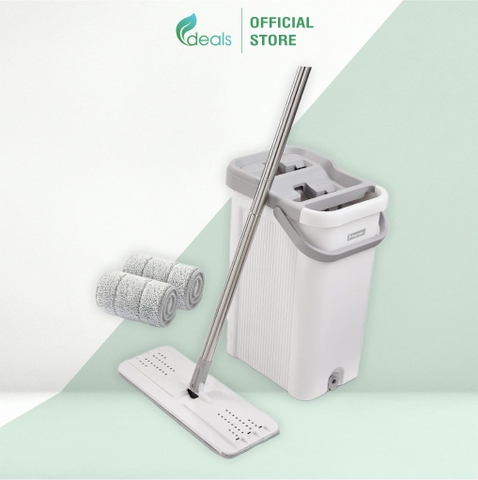 Cây lau nhà tự vắt thông minh, chổi lau nhà 360 độ, lau sạch khô nhanh – Parroti ProMAX PX01
