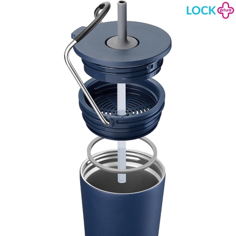 Bình giữ nhiệt có ống hút Lock&Lock Bucket Tumbler with Straw LHC4268 (540ml)