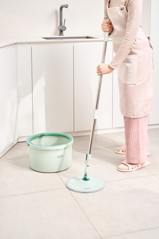 Bộ lau nhà tách nước tròn Souji - Inochi cao cấp