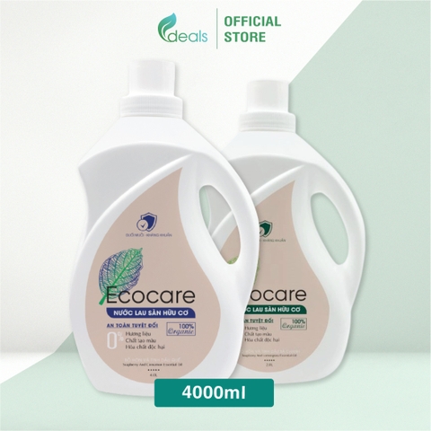 Nước Lau Sàn Bồ Hòn Hữu Cơ Ecocare 4 lít