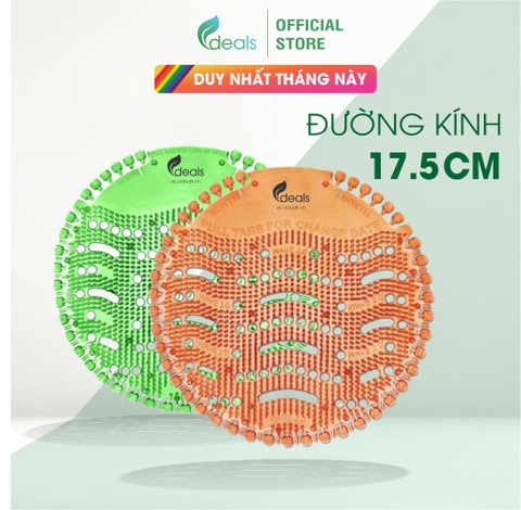 Tấm Lót Khử Mùi Bồn Tiểu ECODEALS Wave Fresher - KT 17.5 cm