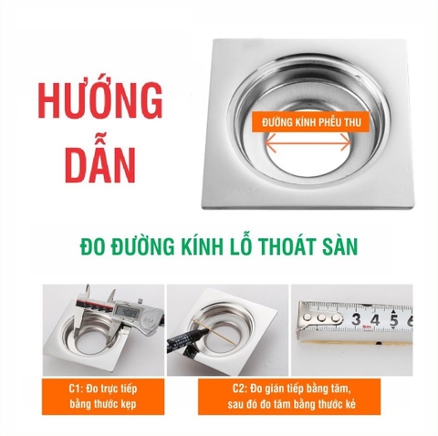 Nắp Ngăn Mùi Thoát Sàn, Chống Trào Ngược ECODEALS loại cao cấp