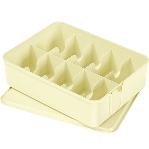 Khay đựng đồ lót, tất vớ, đồ dùng đa năng có nắp đậy Ecodeals - 10 ngăn