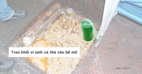 EcoRope - Vi Sinh Xử Lý Bể Mỡ 1-3 mét khối - Cây 1Kg