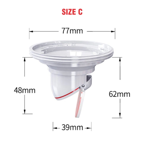 Nắp Ngăn Mùi Thoát Sàn, Chống Trào Ngược ECODEALS loại cao cấp