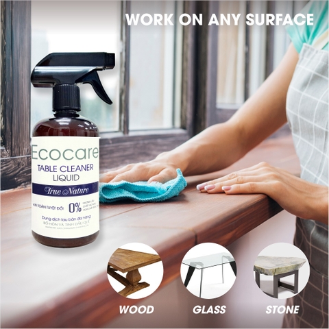 Xịt Lau Bàn Ăn từ Bồ Hòn Hữu Cơ ECOCARE 500ml