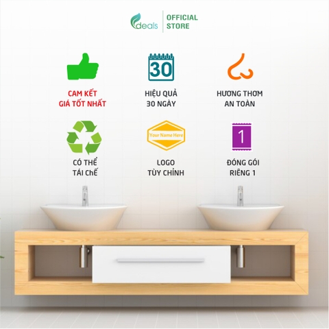 Tấm Lót Khử Mùi Bồn Tiểu ECODEALS P1 Screen