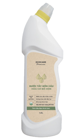 Nước tẩy rửa bồn cầu enzym bồ hòn & Tinh dầu Ecocare - Chai 900ml