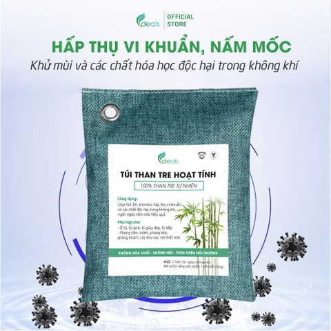 Than Tre Hoạt Tính Hút Mùi, Chống Nấm Mốc, Vi Khuẩn ECODEALS