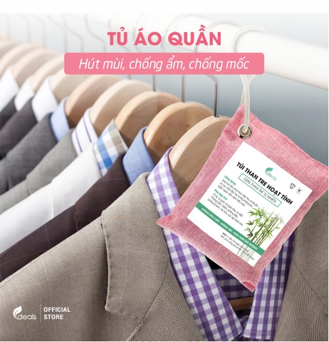 Than Tre Hoạt Tính Hút Mùi, Chống Nấm Mốc, Vi Khuẩn ECODEALS