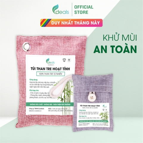Than Tre Hoạt Tính Hút Mùi, Chống Nấm Mốc, Vi Khuẩn ECODEALS