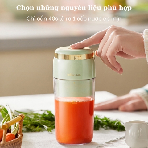 Máy xay sinh tố cầm tay BEAR 6 lưỡi xay được đá - BH 18 tháng
