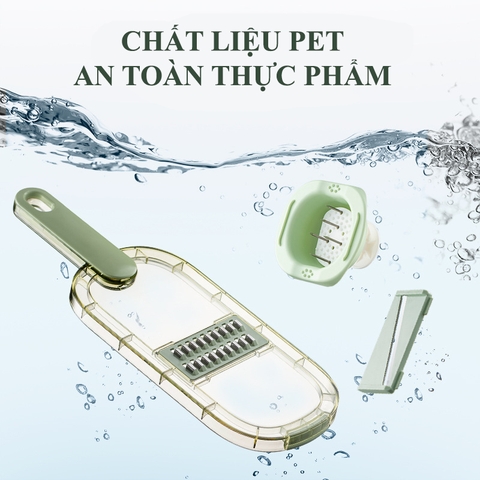 Bộ bào rau củ đa năng 6 trong 1 Ecodeals