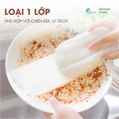 Xơ Mướp Rửa Chén Bát, Xoong Nồi ECODEALS