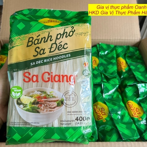 (Thùng 20) BÁNH PHỞ SA ĐÉC Sa Giang (400g)