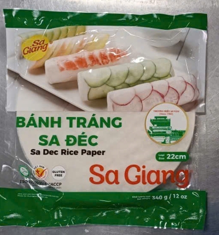 (Thùng 44) BÁNH TRÁNG Sa Giang (340g)