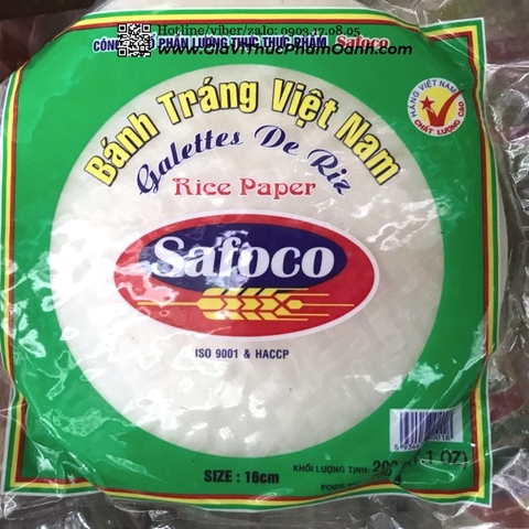 Bánh tráng size 16cm, 300gr Safoco