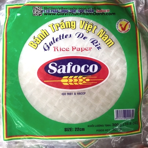 (Set 10) Bánh tráng size 22cm, 300gr Safoco