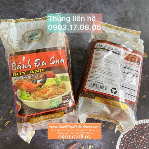 (Thùng 30) Bánh đa cua (400g)-DUY ANH
