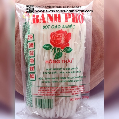 (Thùng 40) Phở bột lọc Sa Đéc Hồng Thái (300gr)