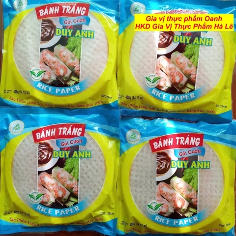 (Thùng 40) Bánh tráng gỏi cuốn 22cm (400g)-DUY ANH