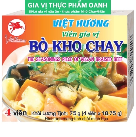 Viên gia vị BÒ KHO CHAY Việt Hương