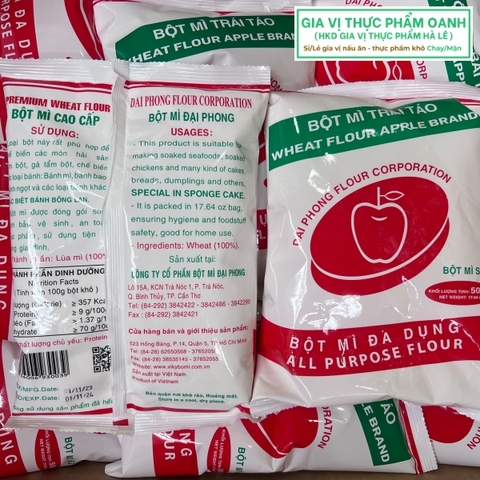 (Thùng 20) Bột mì Táo Đỏ Đại Phong (500gr)