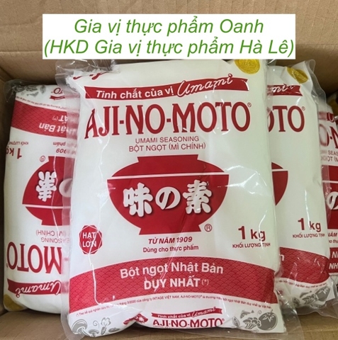 (Thùng 15) Bột ngọt Ajinomoto 1kg hạt to