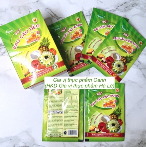 Rau câu dẻo Rovin làm rau câu trái dừa - 3D (10gr/1L nước)