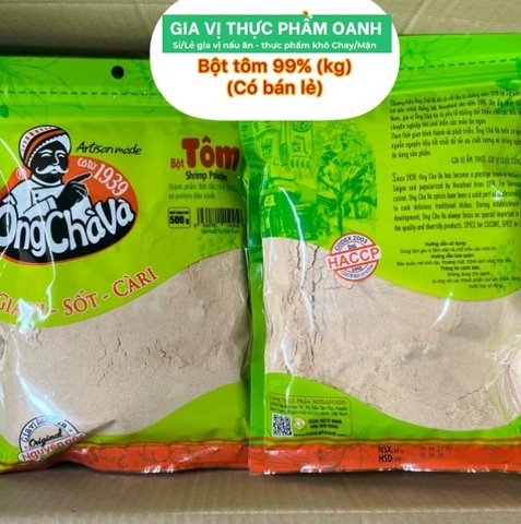 (Thùng 20) Bột tôm 99% (500gr)