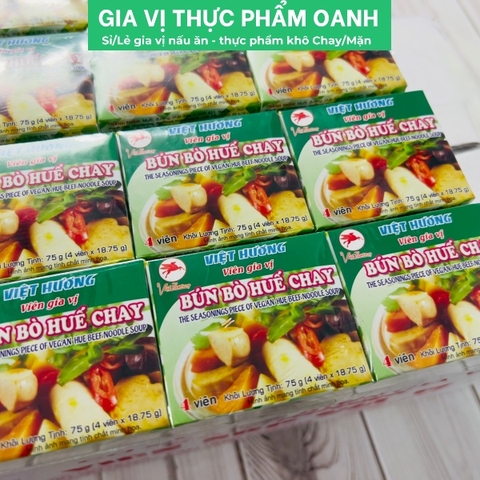 (Lốc 6) Viên gia vị BÚN BÒ HUẾ CHAY Việt Hương
