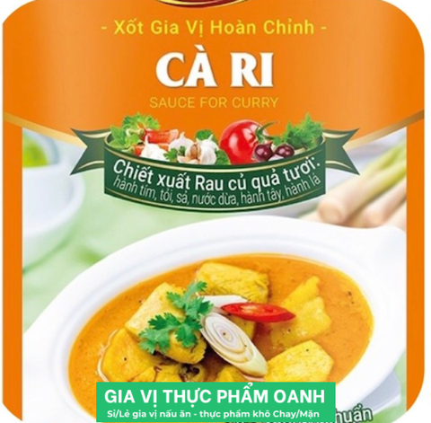 Gia vị hoàn chỉnh CÀ RI Barona (80gr)
