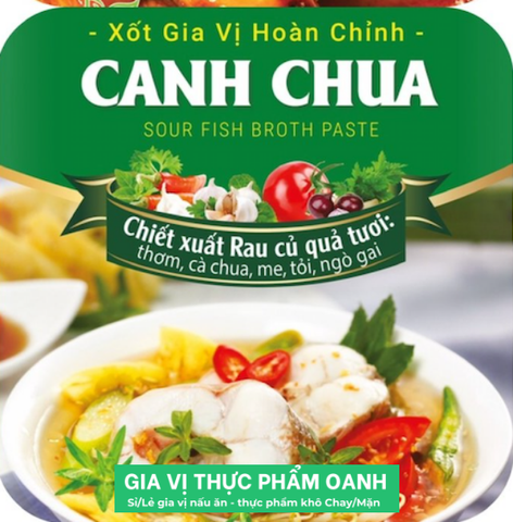 (Set 5) Gia vị hoàn chỉnh CANH CHUA Barona (80gr)