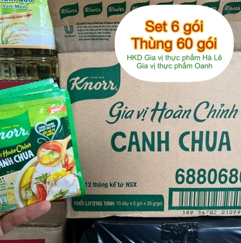 (Thùng 60) Knorr canh chua (30gr)