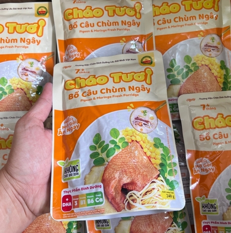 Cháo tươi Cây Thị bồ câu chùm ngây (240gr)