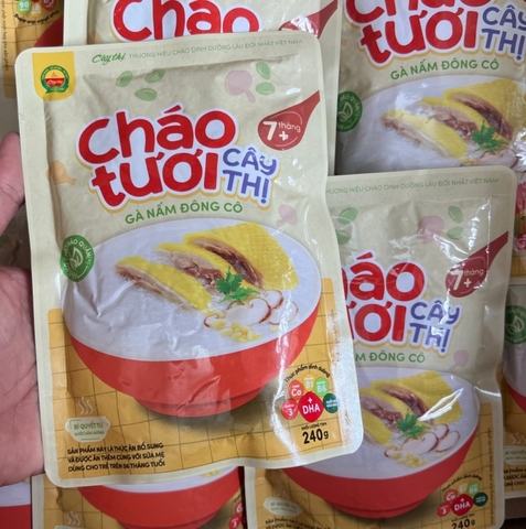 Cháo tươi Cây Thị gà nấm đông cô 240gr